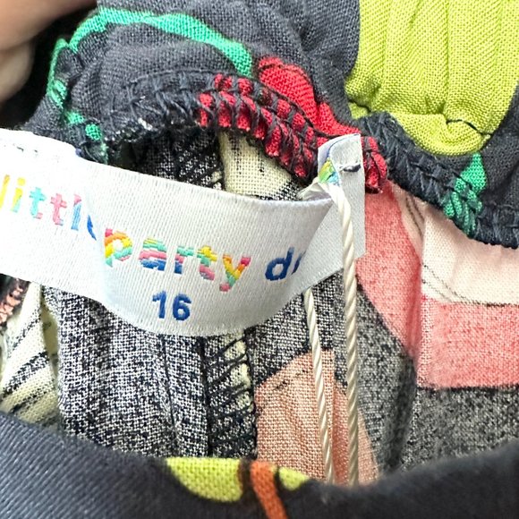 Little Party Dress Womens 16 Black Xane Alfresco Wide Leg Pant Fruit Novelty New - Picture 5 of 13